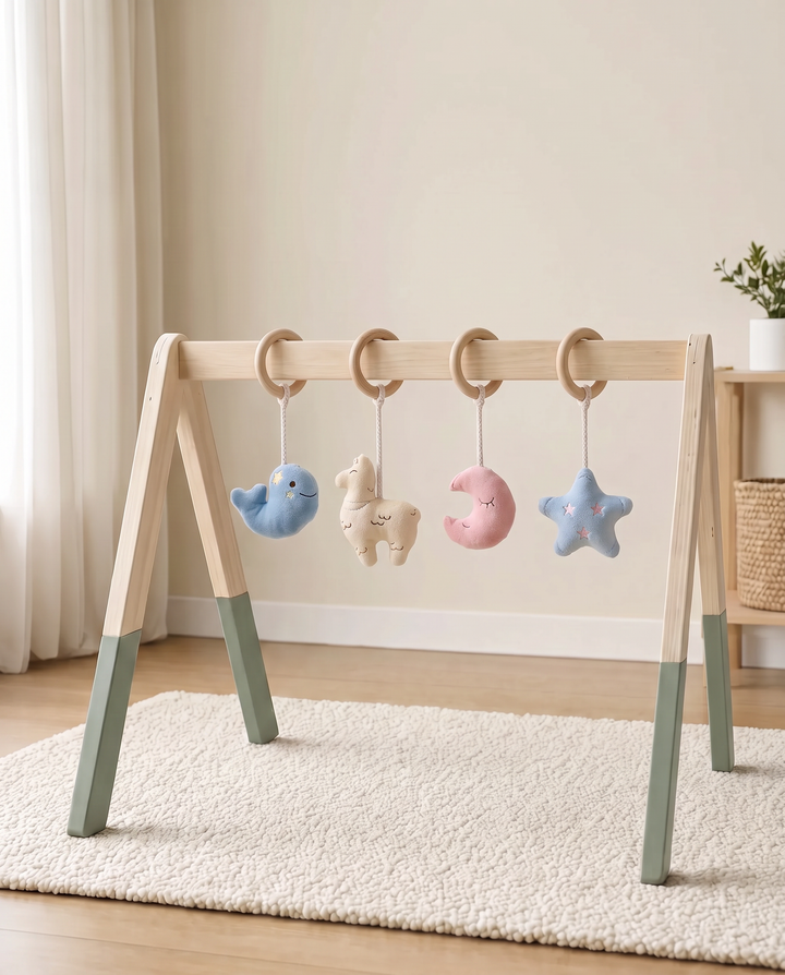 Little Farm Wooden Baby Gym