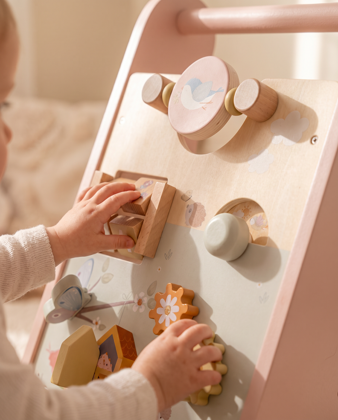 Garden Friends Wooden Activity Walker