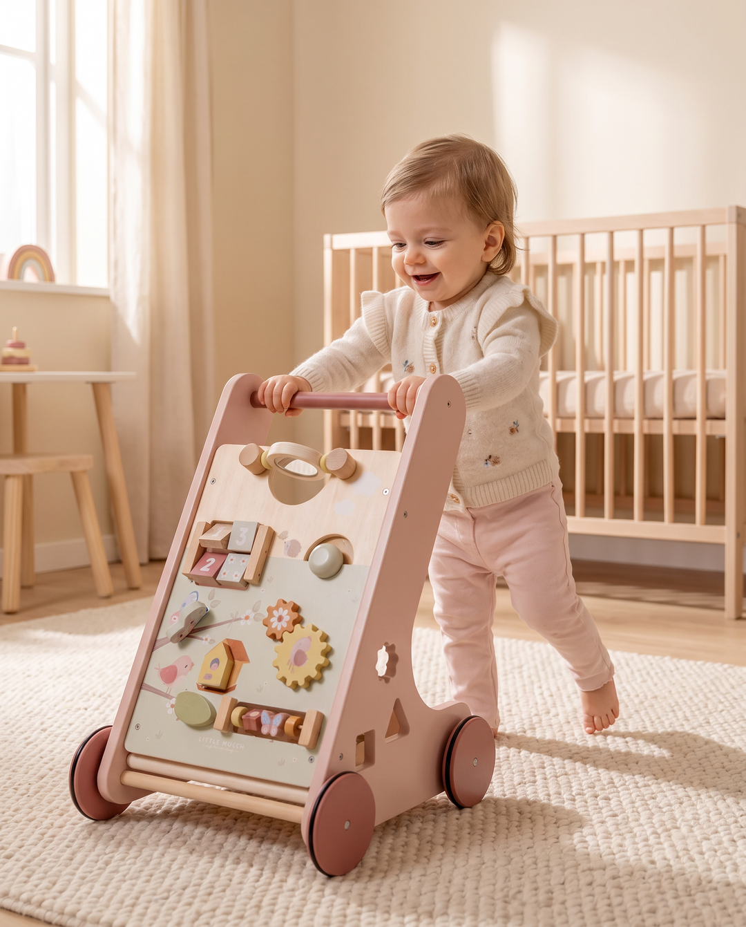 Garden Friends Wooden Activity Walker