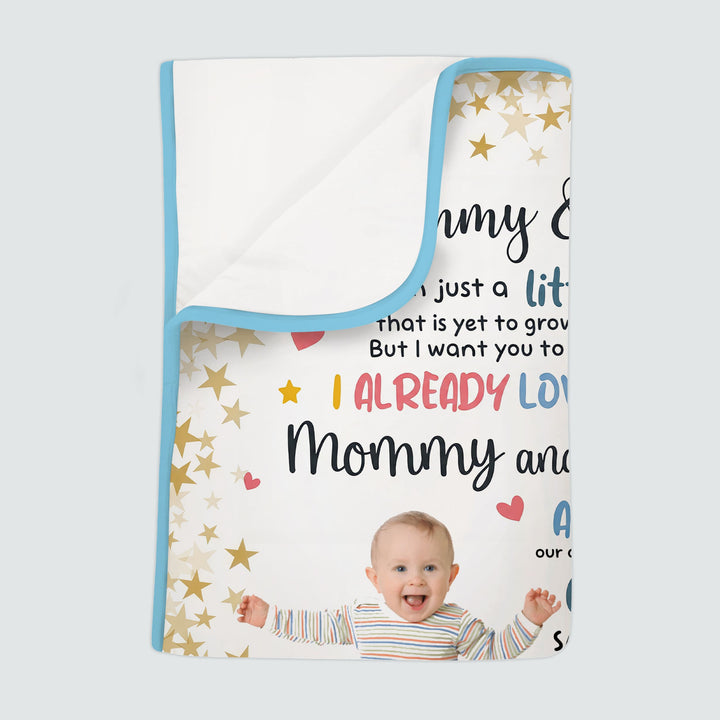 I Know I'm Just A Little Bump Toddler Blanket