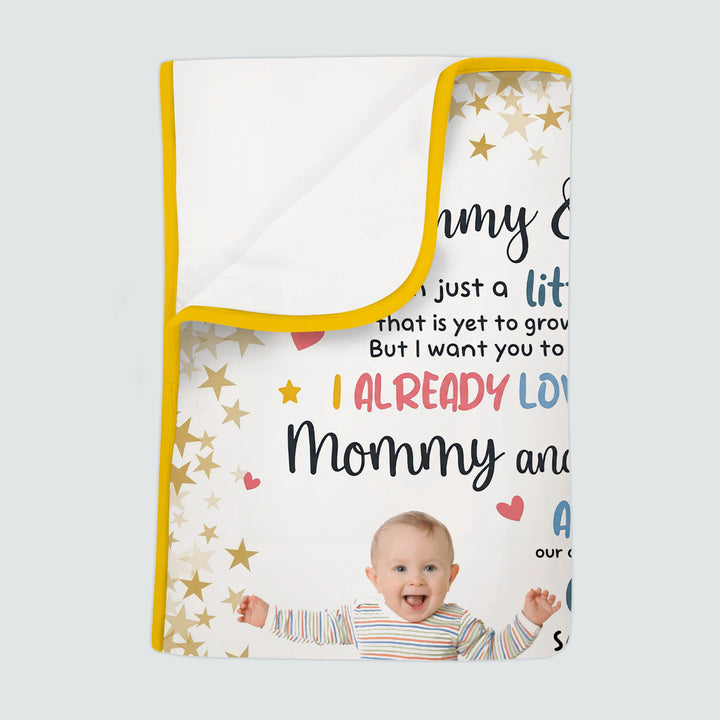 I Know I'm Just A Little Bump Toddler Blanket