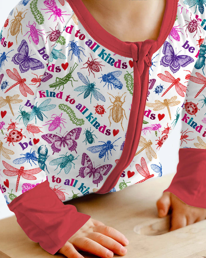 Be Kind to All Bug Kinds Bamboo Convertible Zippy