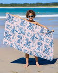 Toalla de playa de bambú Summer Toile