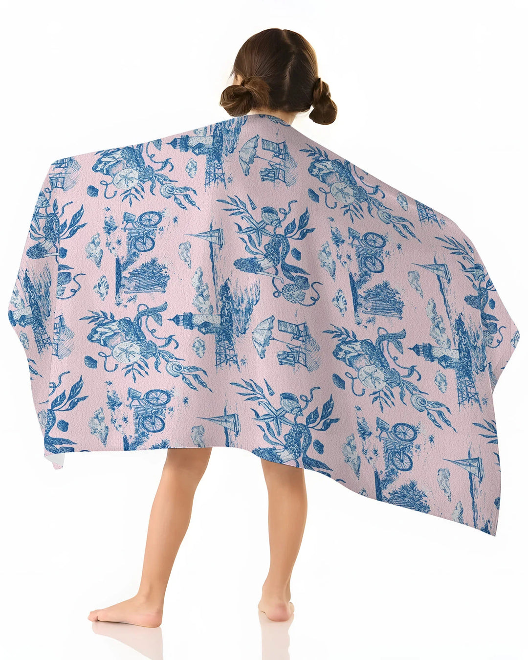 Summer Toile Bamboo Beach Towel