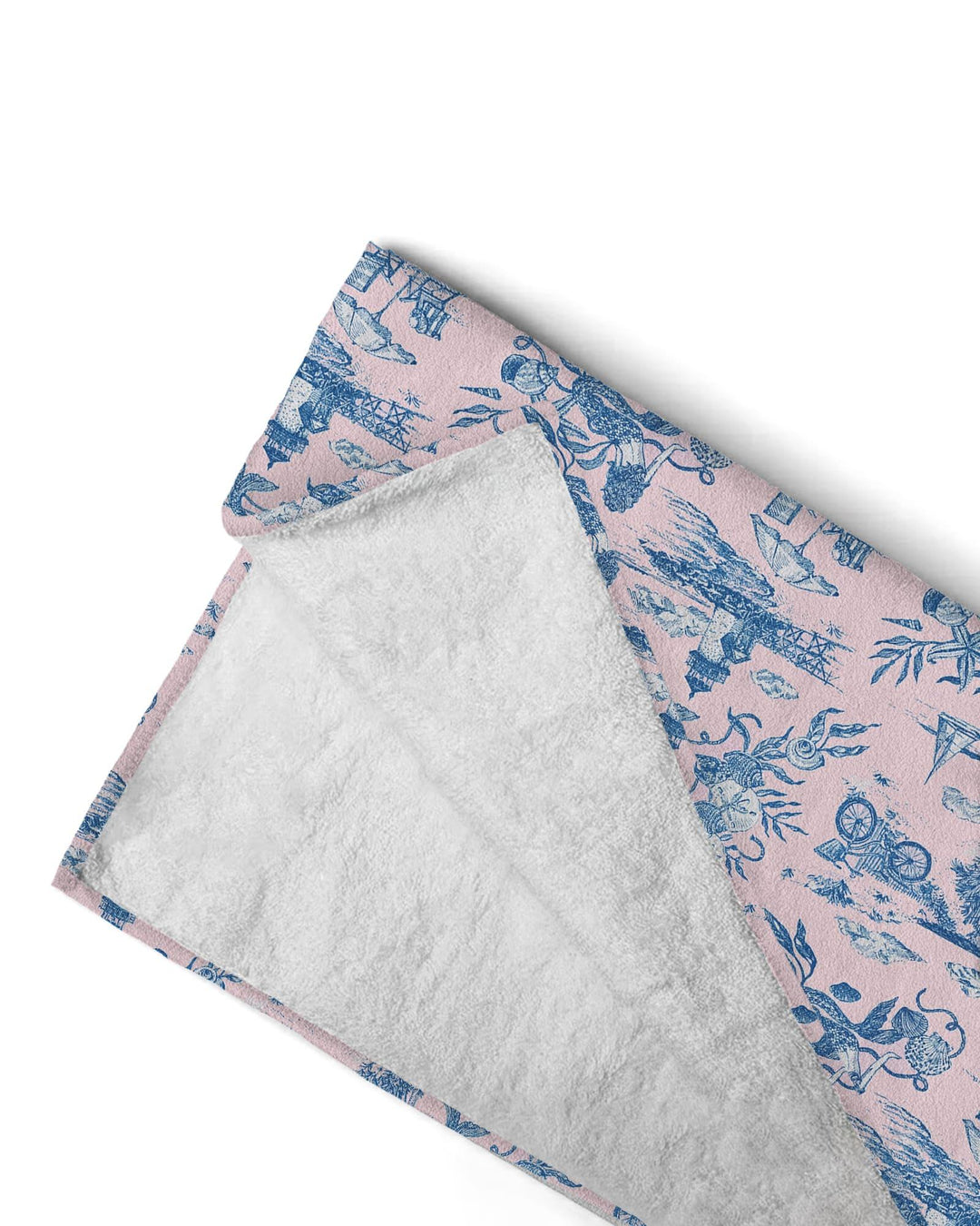 Summer Toile Bamboo Beach Towel