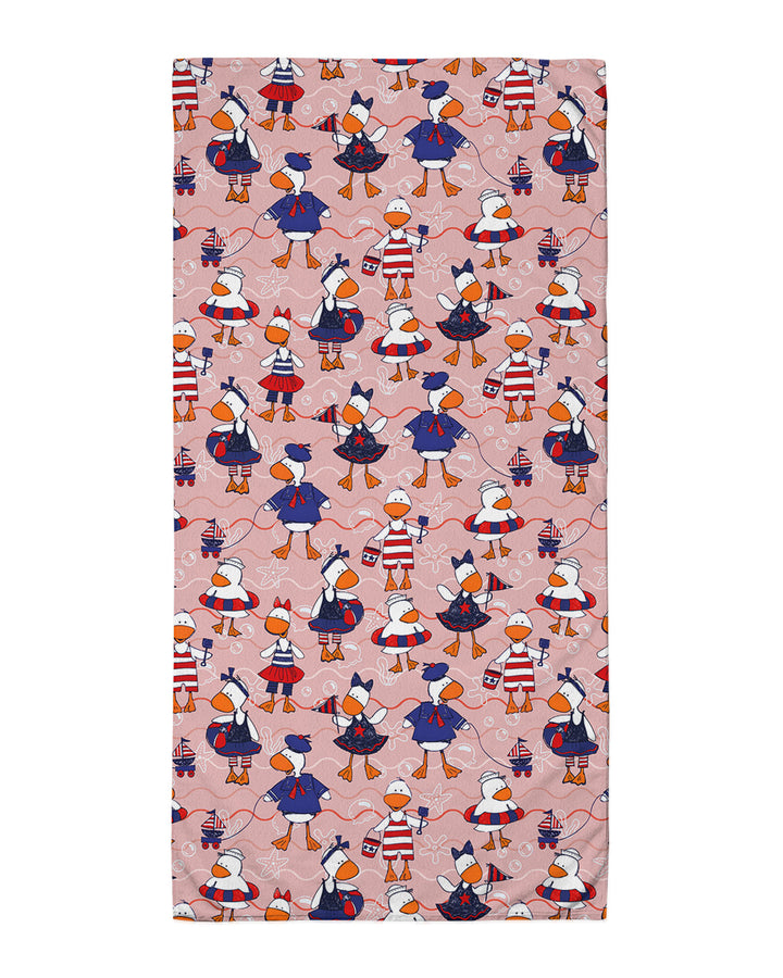 Freedom Floaties Family Matching Bamboo Beach Towel