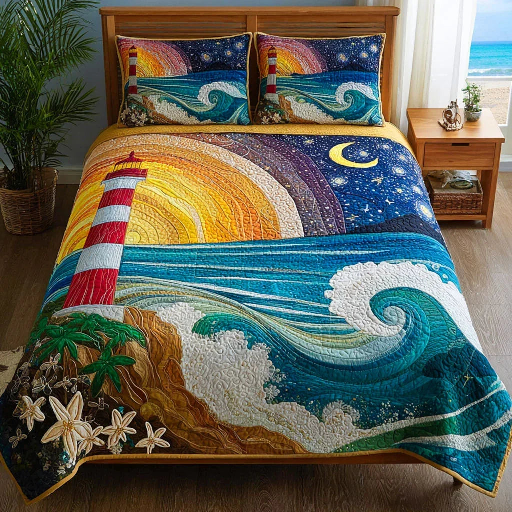 Beacon Bay Bamboo Quilt Bedding Set