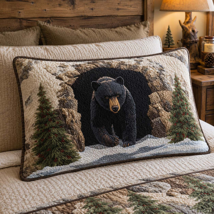 Bear Trails Bamboo Quilt Pillow Case