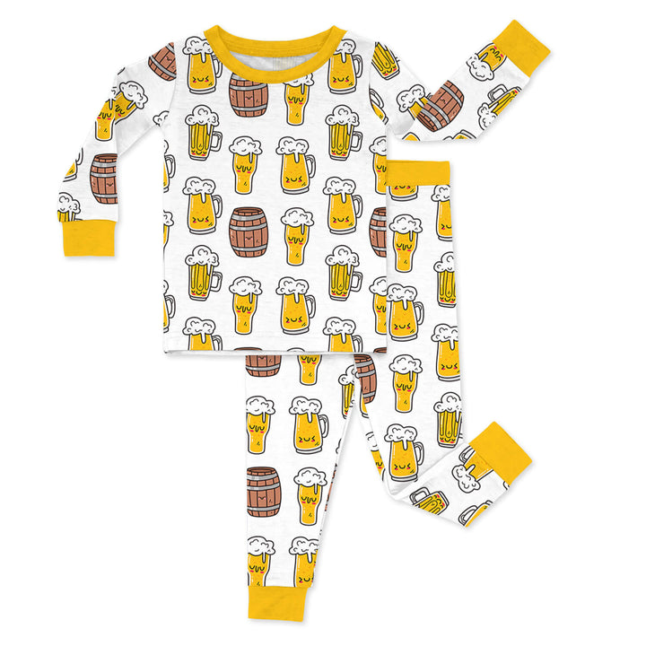 Beer Mugs and Barrels Two Piece Pajama Set
