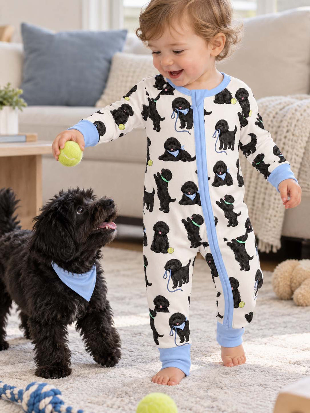 Black Dog Playtime Bamboo Convertible Zippy