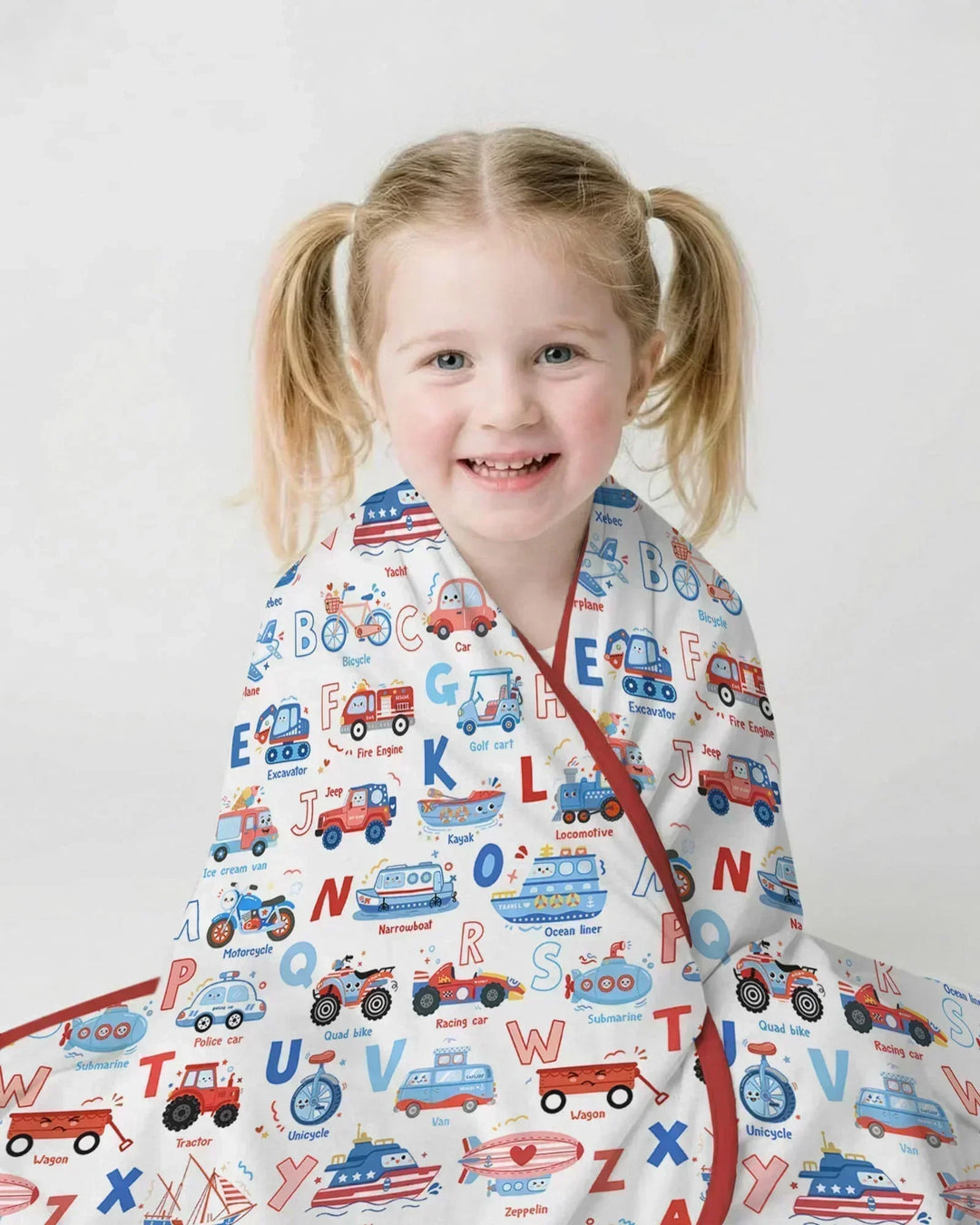 Patriotic Construction Bamboo Blanket