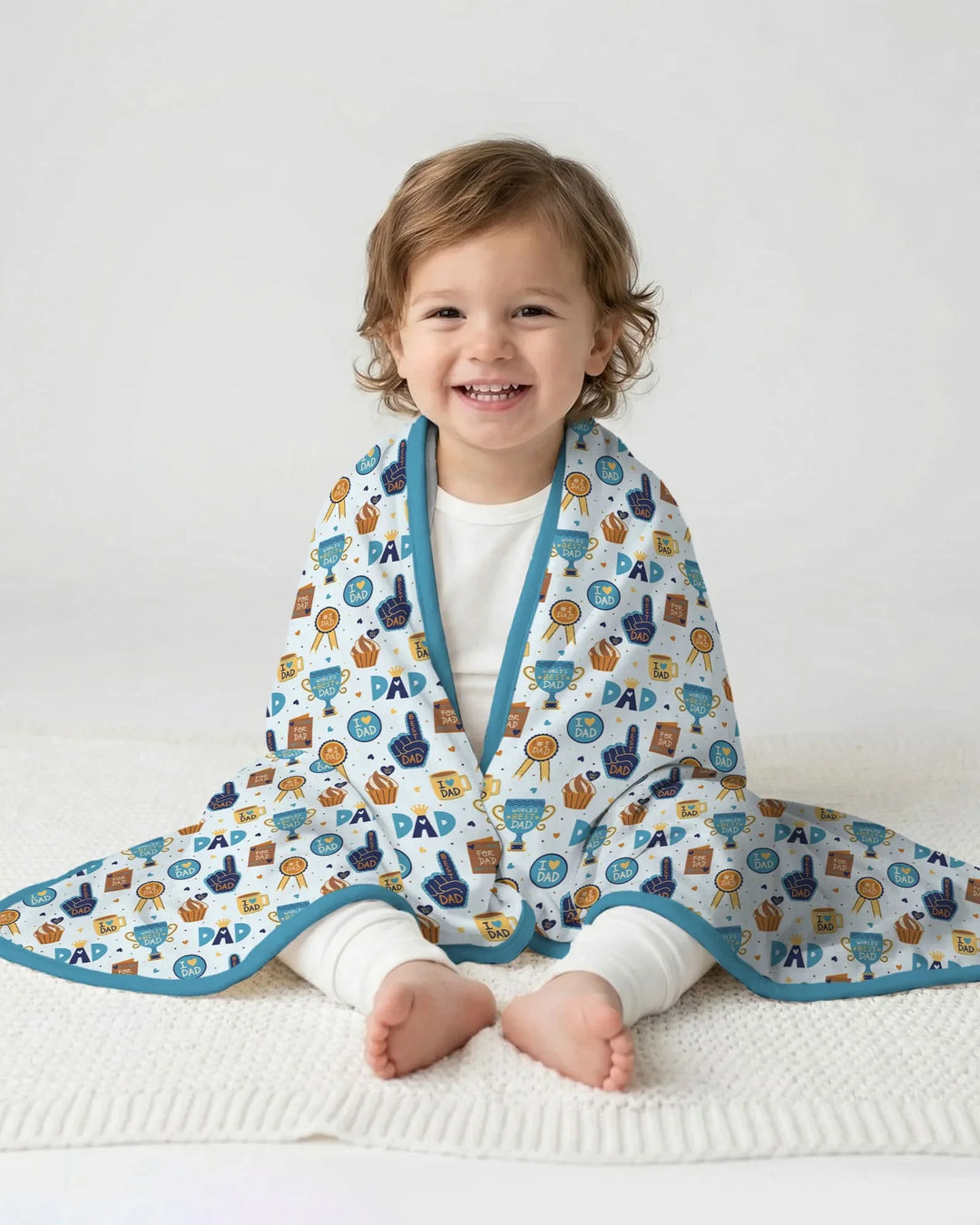 World's Best Dad Bamboo Blanket