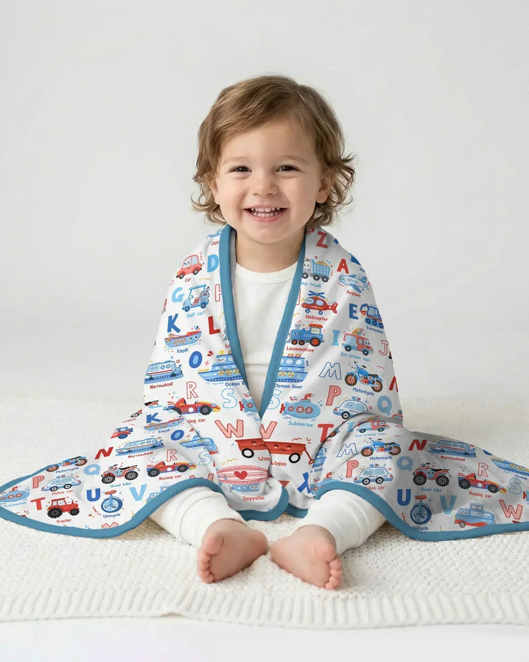Patriotic Construction Bamboo Blanket