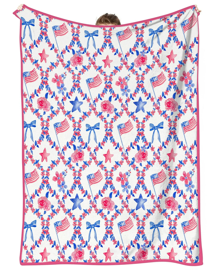 Americana Bloom Blanket