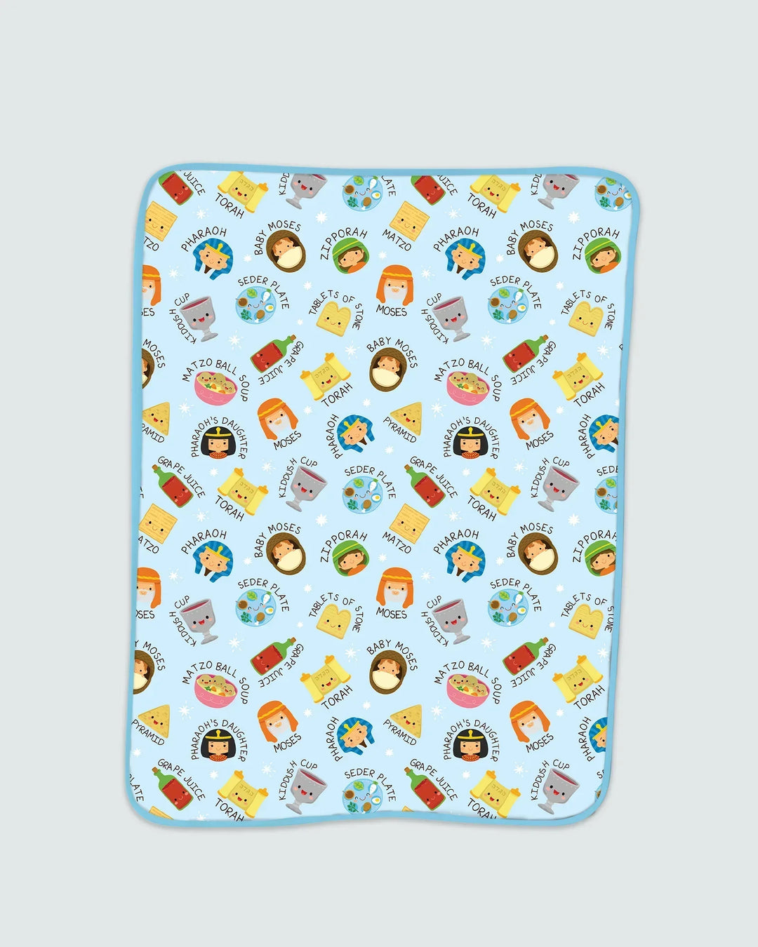 Cute Passover Characters Blanket