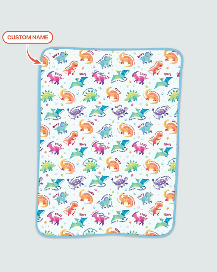 Fearfully & Wonderfully Made Custom Name Boy Bamboo Blanket