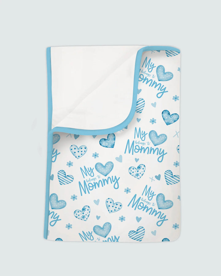 My Heart Belongs To Mommy Bamboo Blanket