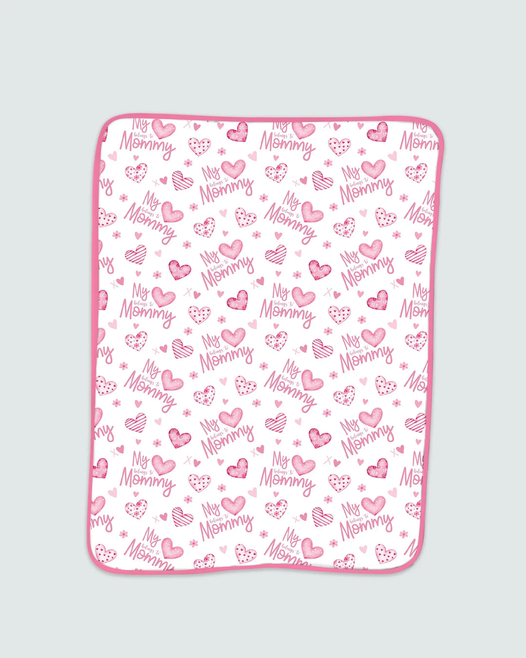 My Heart Belongs To Mommy Bamboo Blanket