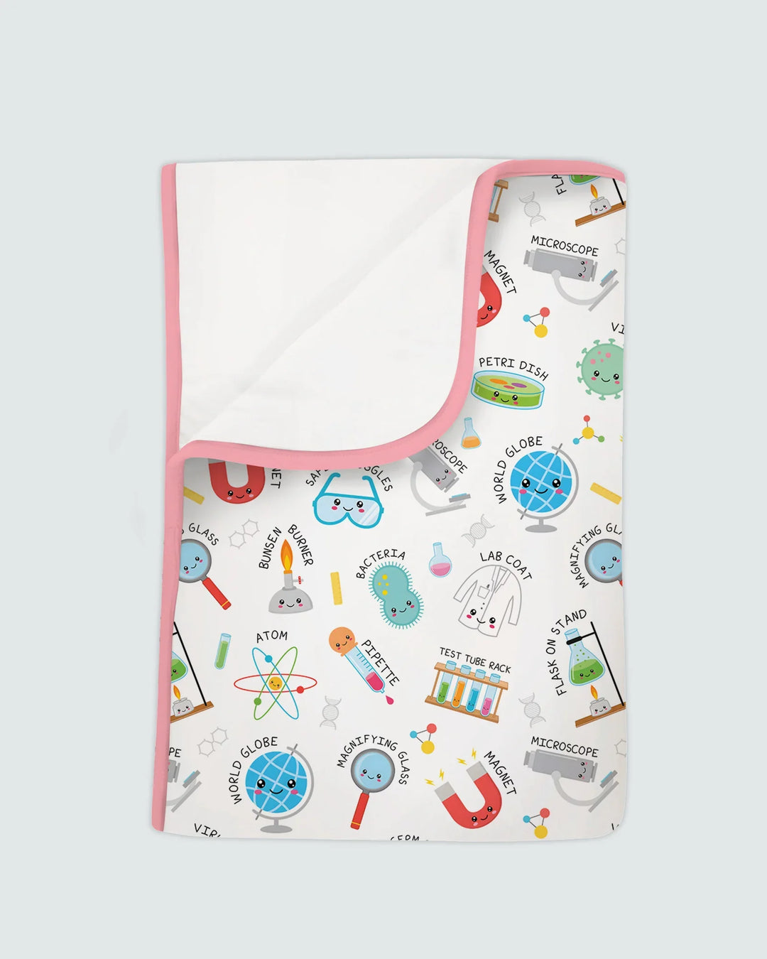 Science Fun Family Matching Bamboo Blanket