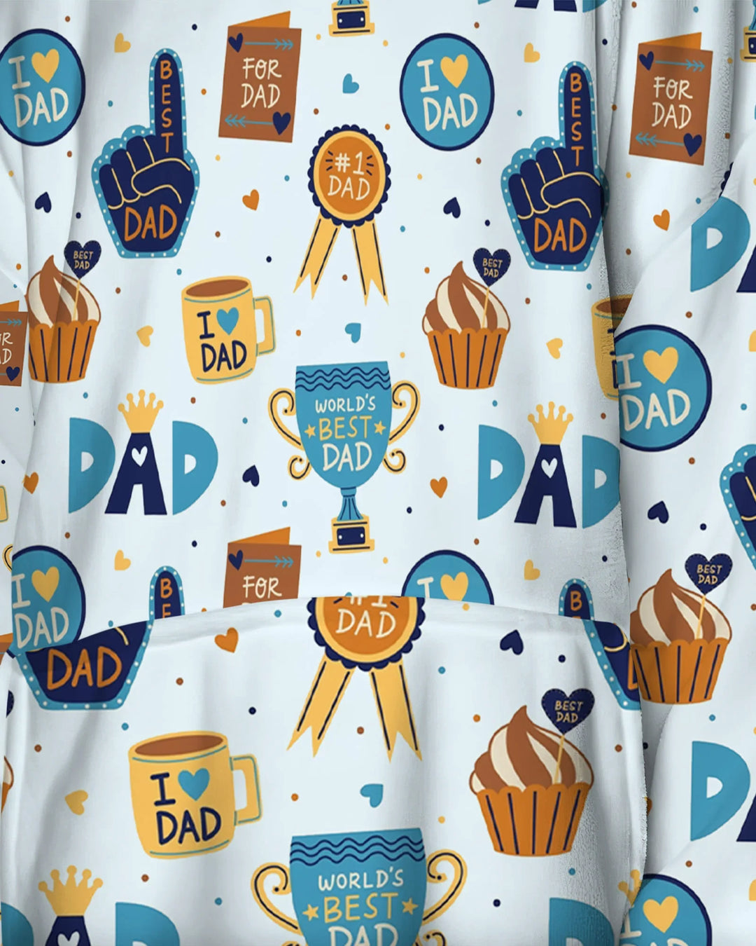 World's Best Dad Bamboo Blanket Hoodie