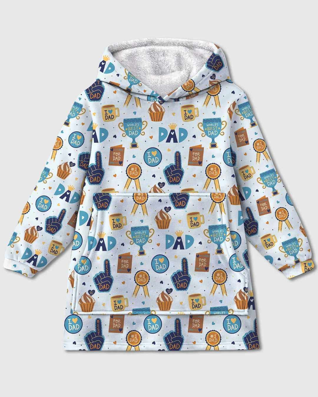 World's Best Dad Bamboo Blanket Hoodie