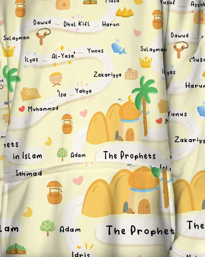 The Prophets in Islam Wearable Blanket Hoodie