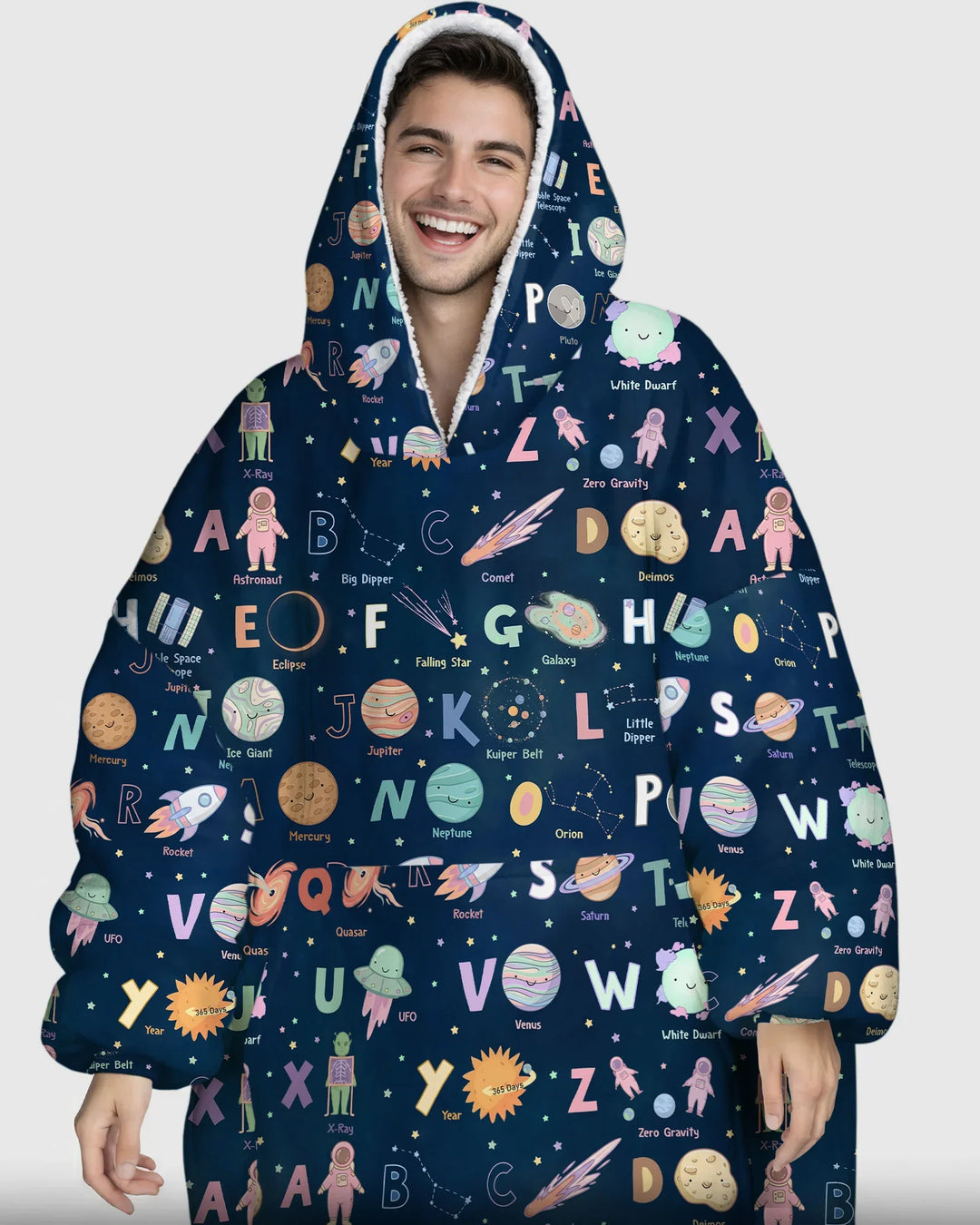 Benutzerdefinierter Bambus-Deckenhoodie (Vorlage)