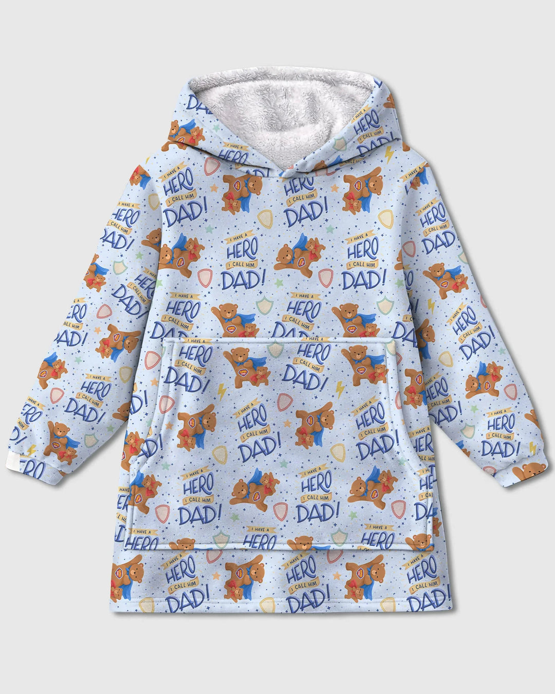 Plantilla de Sudadera Manta de Bambú Personalizada