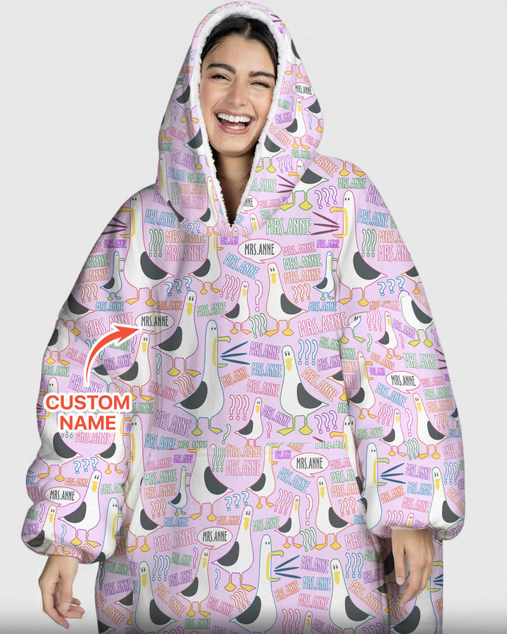 Plantilla de Sudadera Manta de Bambú Personalizada