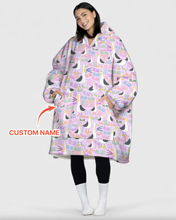 Plantilla de Sudadera Manta de Bambú Personalizada
