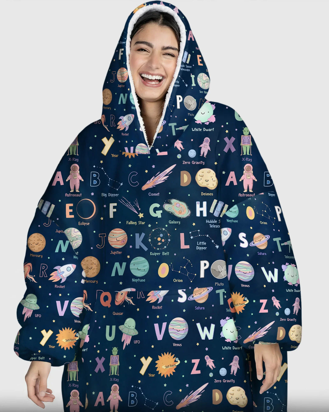 Benutzerdefinierter Bambus-Deckenhoodie (Vorlage)