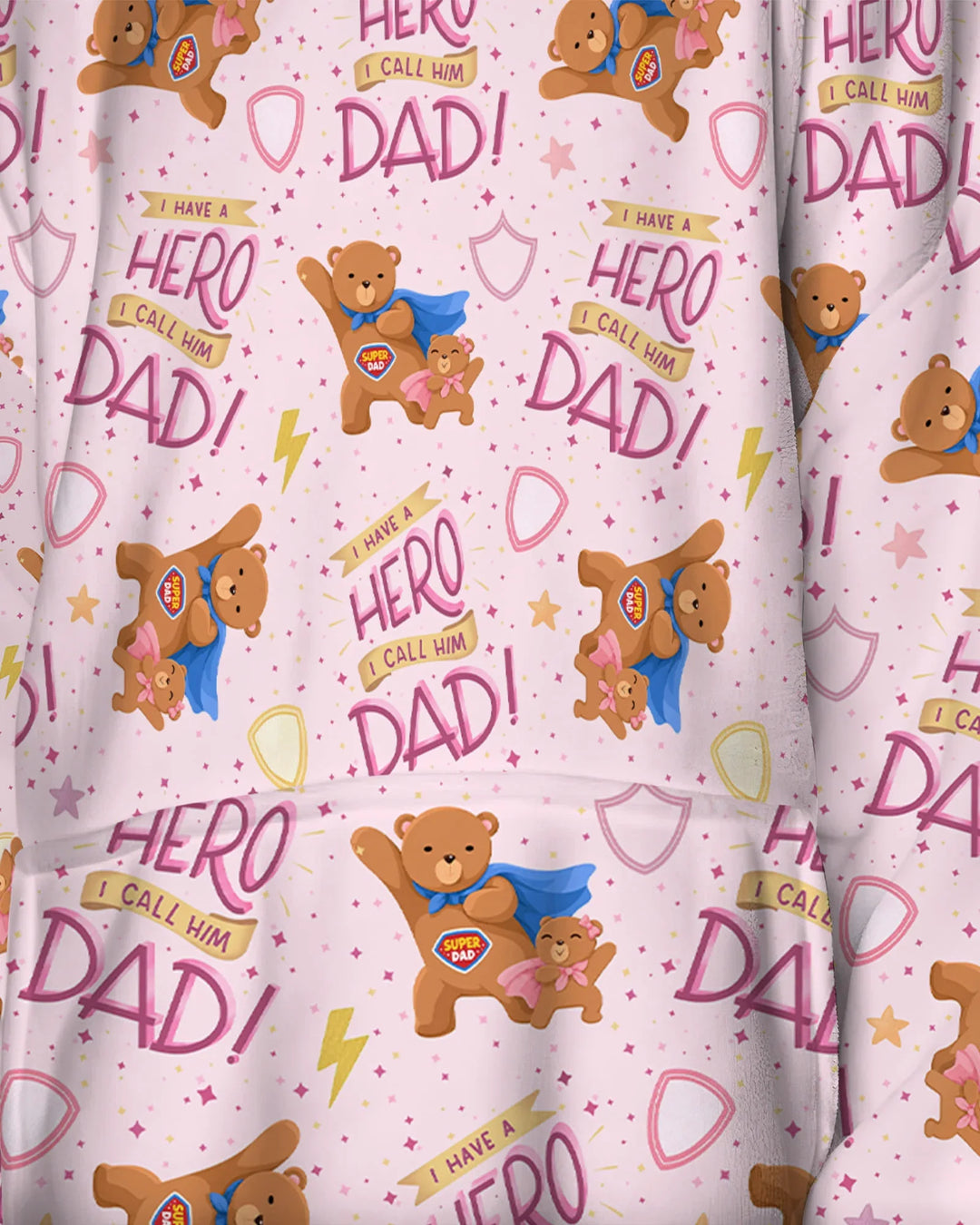 Plantilla de Sudadera Manta de Bambú Personalizada