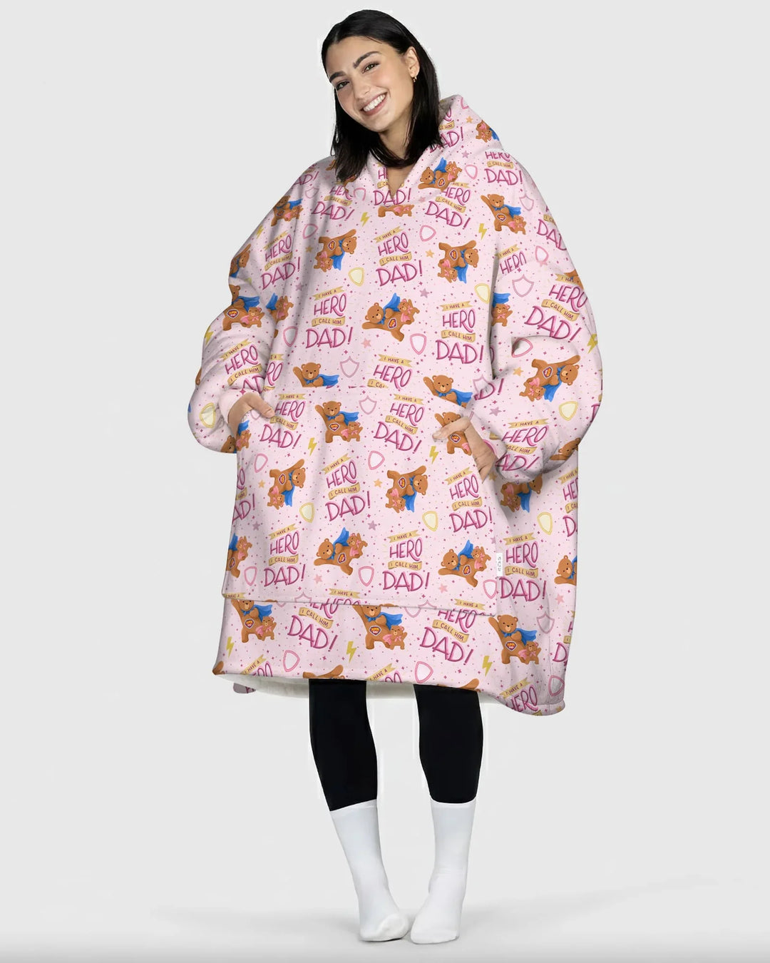 Plantilla de Sudadera Manta de Bambú Personalizada