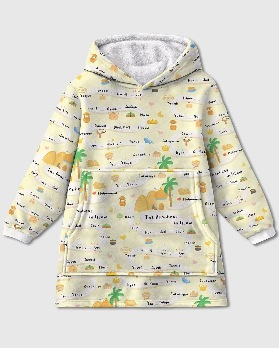 The Prophets in Islam Wearable Blanket Hoodie