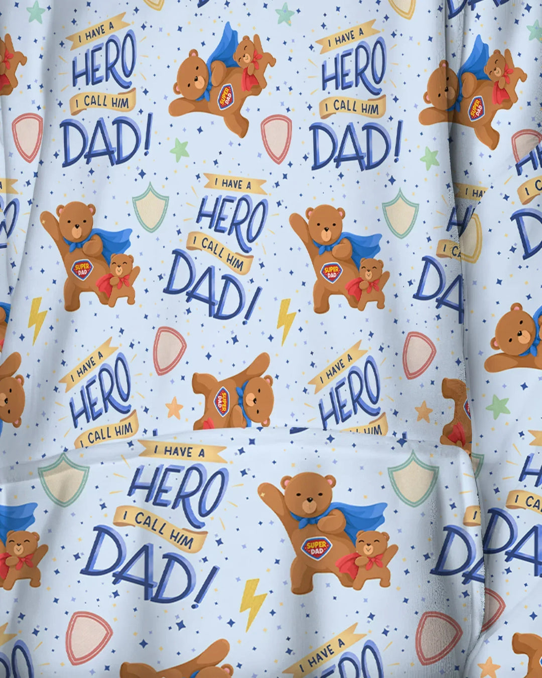 Plantilla de Sudadera Manta de Bambú Personalizada