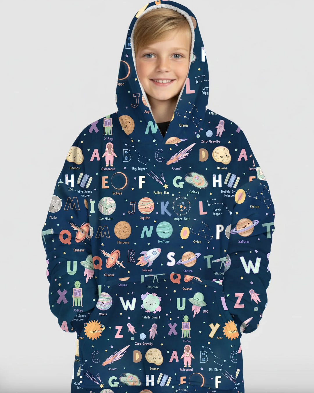 Benutzerdefinierter Bambus-Deckenhoodie (Vorlage)
