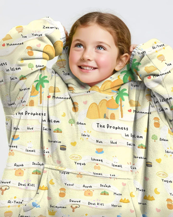 The Prophets in Islam Wearable Blanket Hoodie