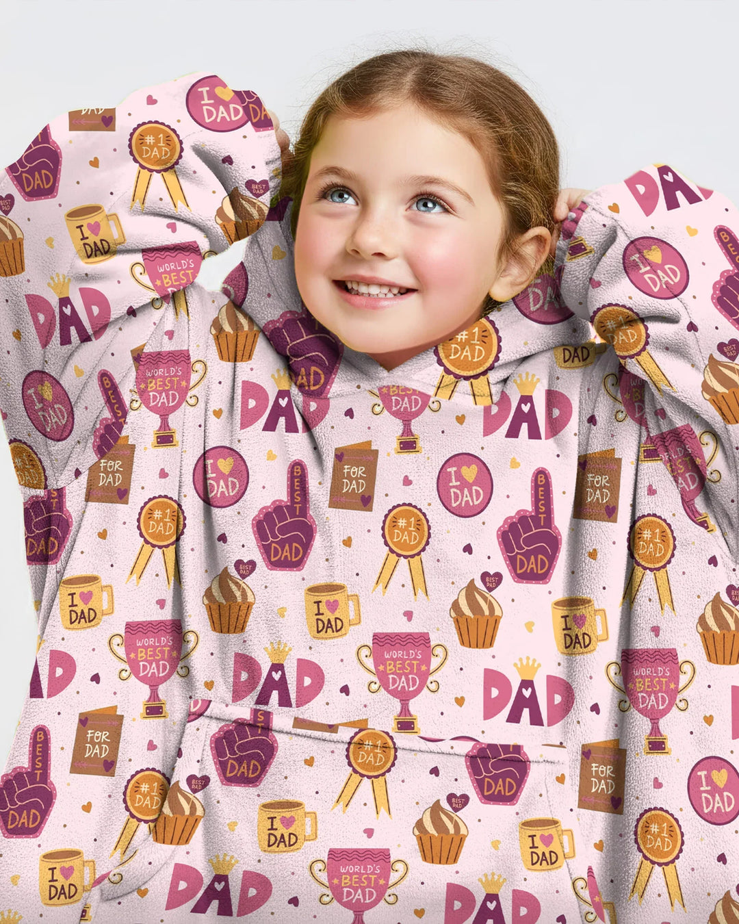 World's Best Dad Bamboo Blanket Hoodie