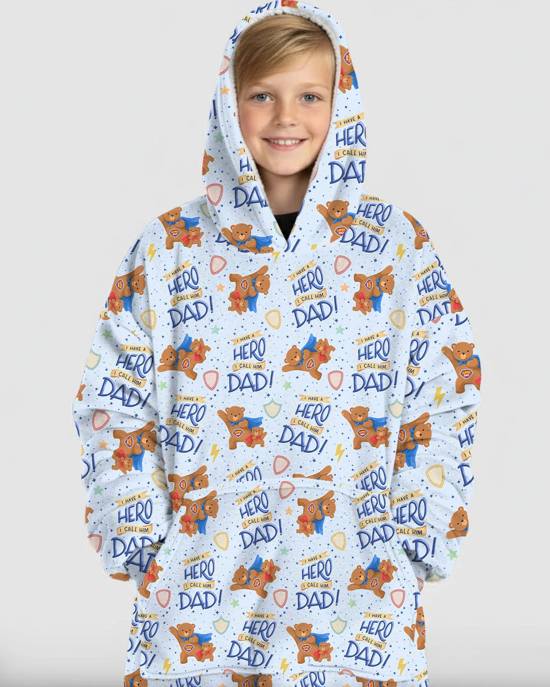 Plantilla de Sudadera Manta de Bambú Personalizada