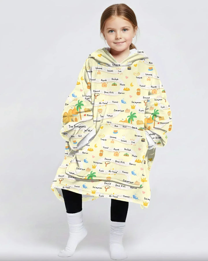 The Prophets in Islam Wearable Blanket Hoodie