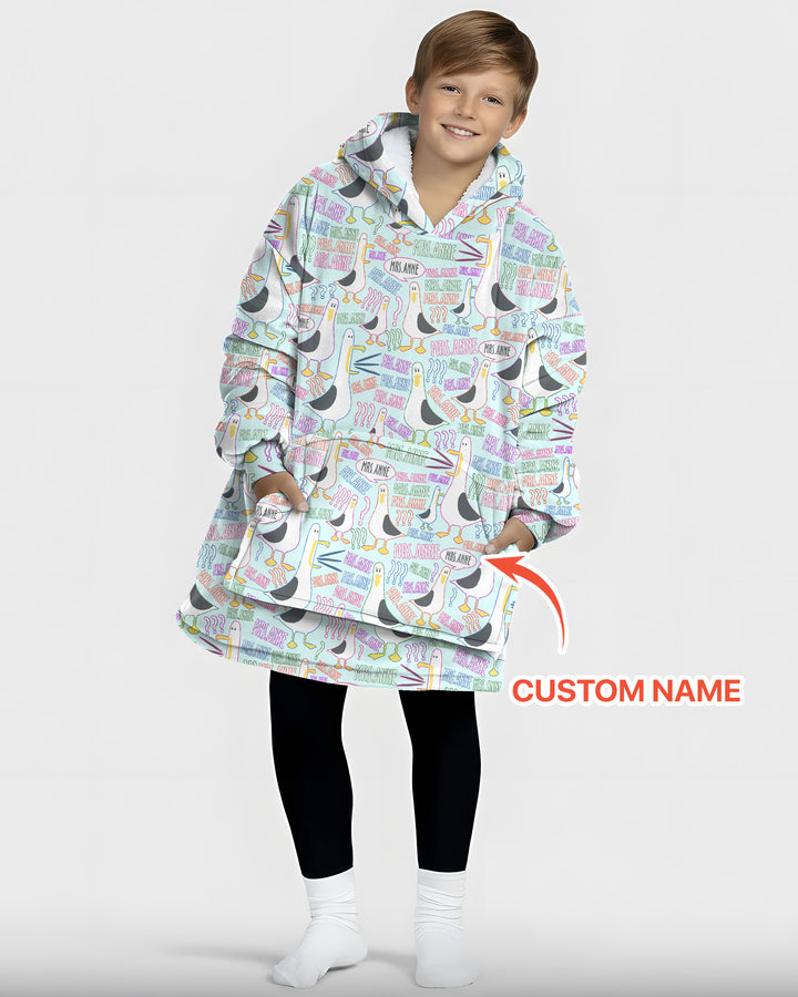 Plantilla de Sudadera Manta de Bambú Personalizada
