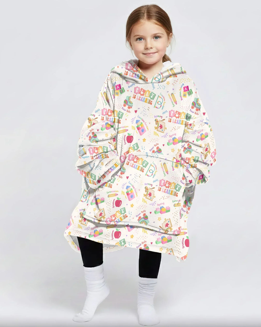 Play and Learn Bamboo Blanket Hoodie