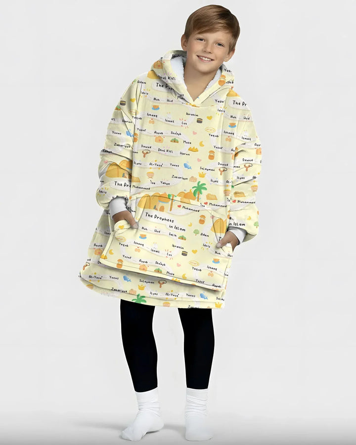 The Prophets in Islam Wearable Blanket Hoodie