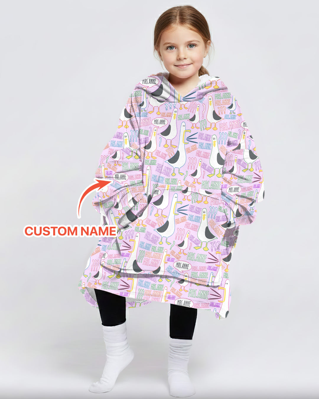 Plantilla de Sudadera Manta de Bambú Personalizada