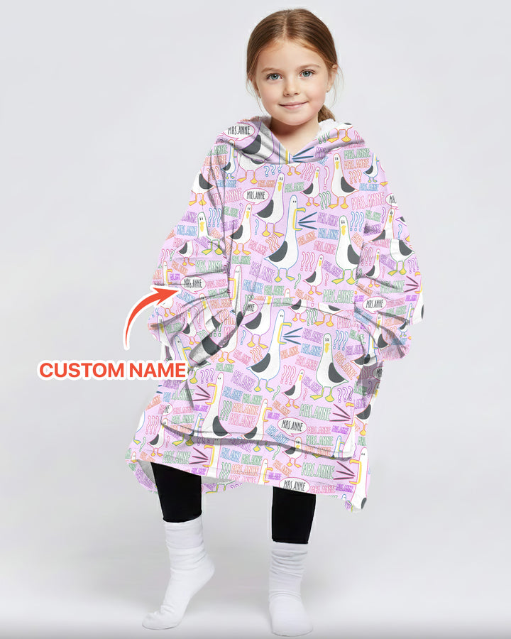 Plantilla de Sudadera Manta de Bambú Personalizada