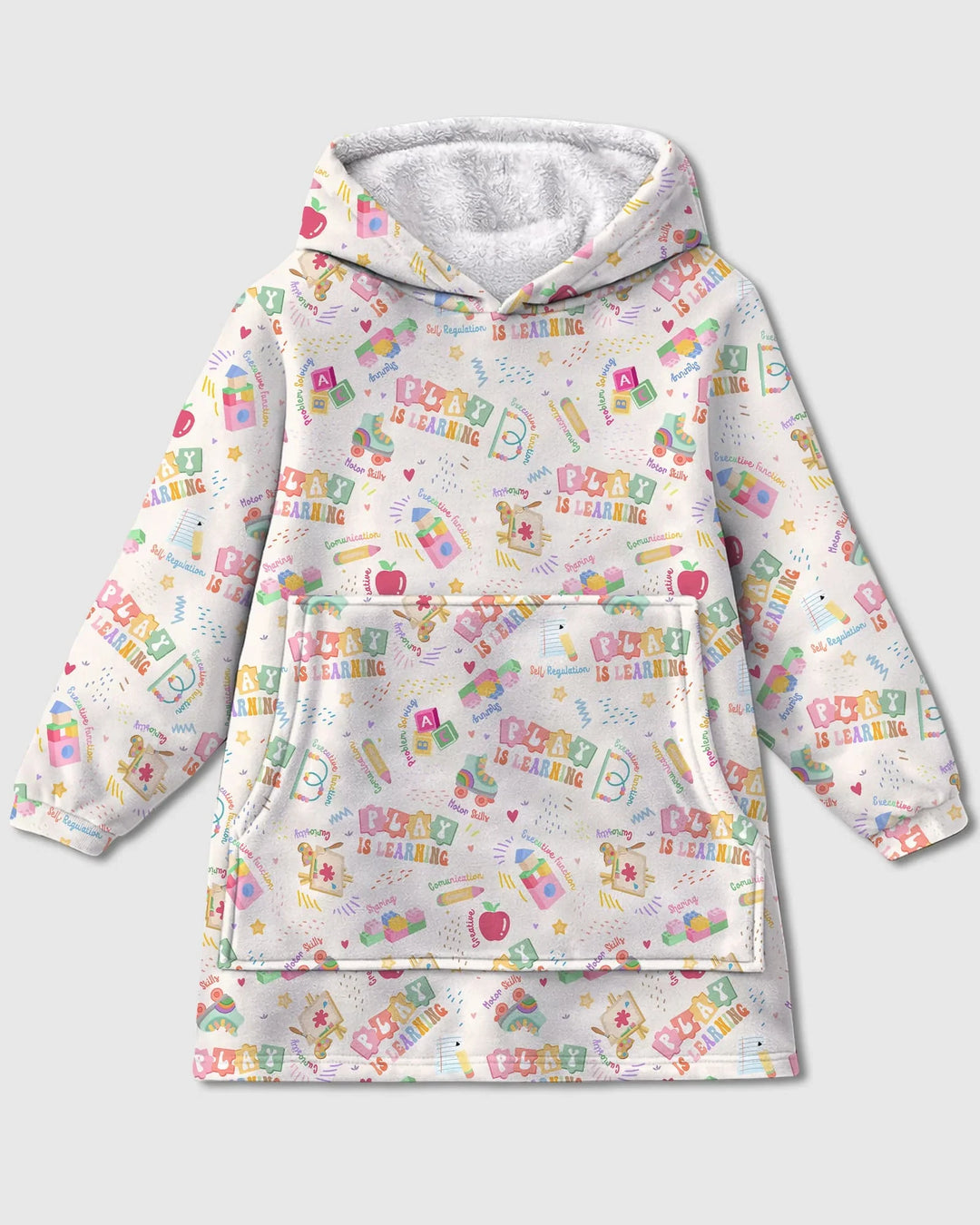 Play and Learn Bamboo Blanket Hoodie