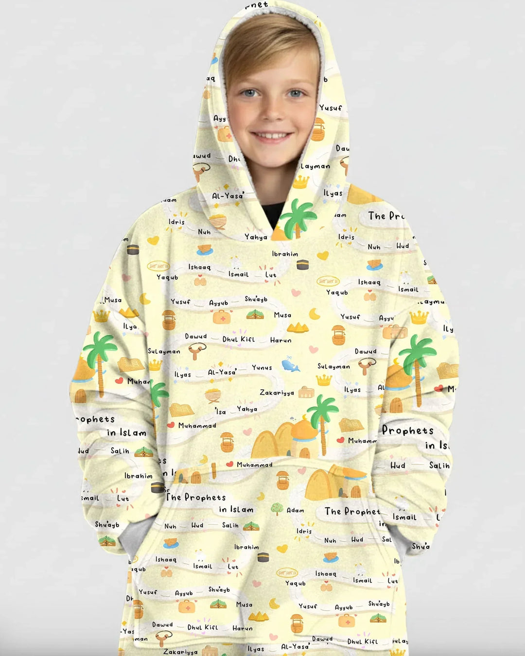 The Prophets in Islam Wearable Blanket Hoodie