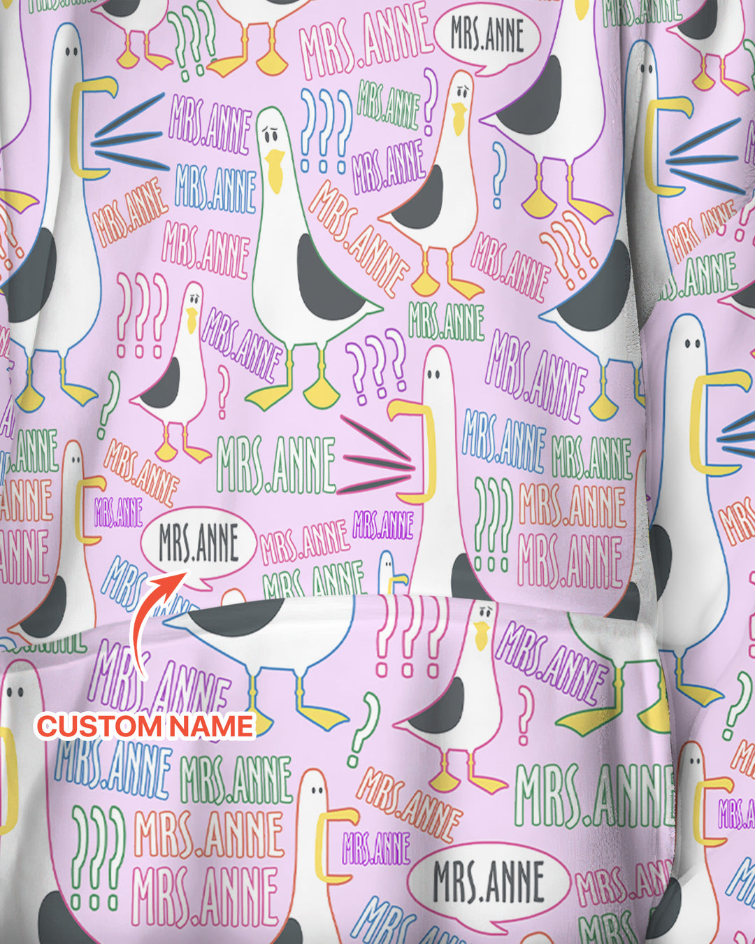 Plantilla de Sudadera Manta de Bambú Personalizada