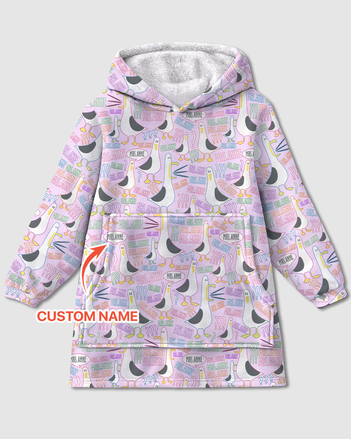 Plantilla de Sudadera Manta de Bambú Personalizada