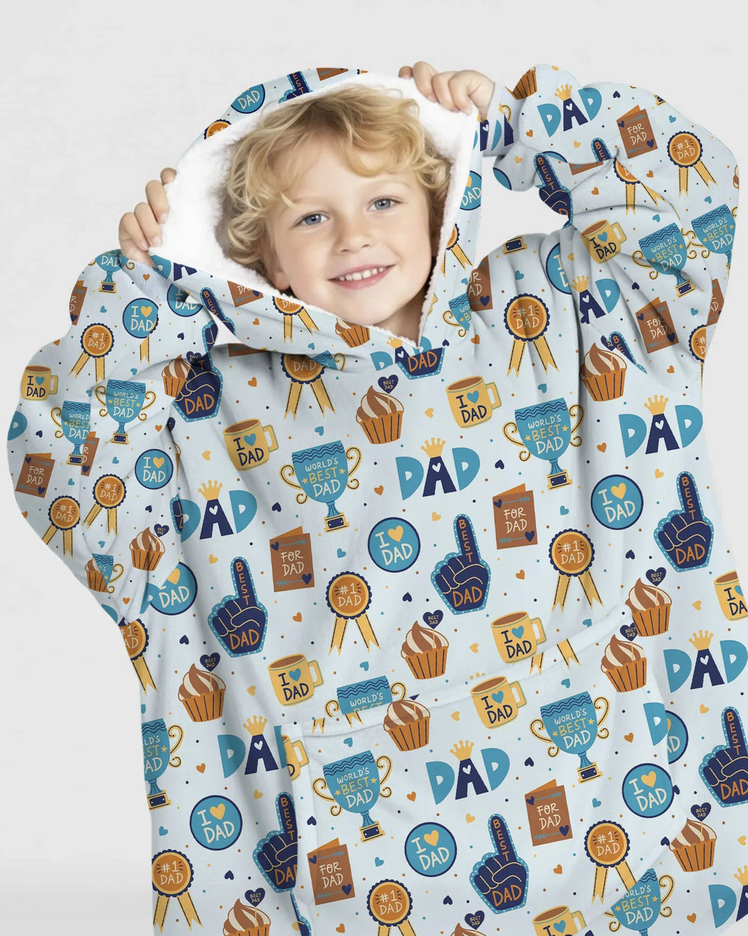 World's Best Dad Bamboo Blanket Hoodie